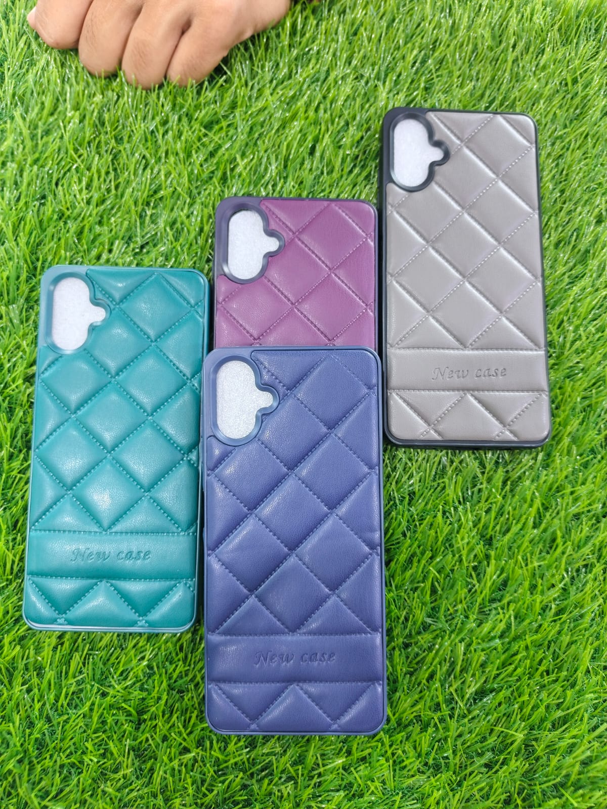 Samsung A06 Mobile Cover β Ultra Soft Quilted Leather Back Case