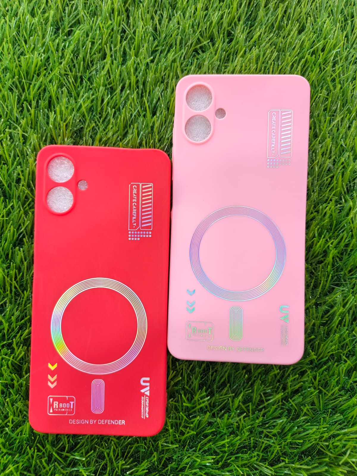 Samsung A06 Mobile Cover β Soft Silicone Ladies Fancy Ring Print Back