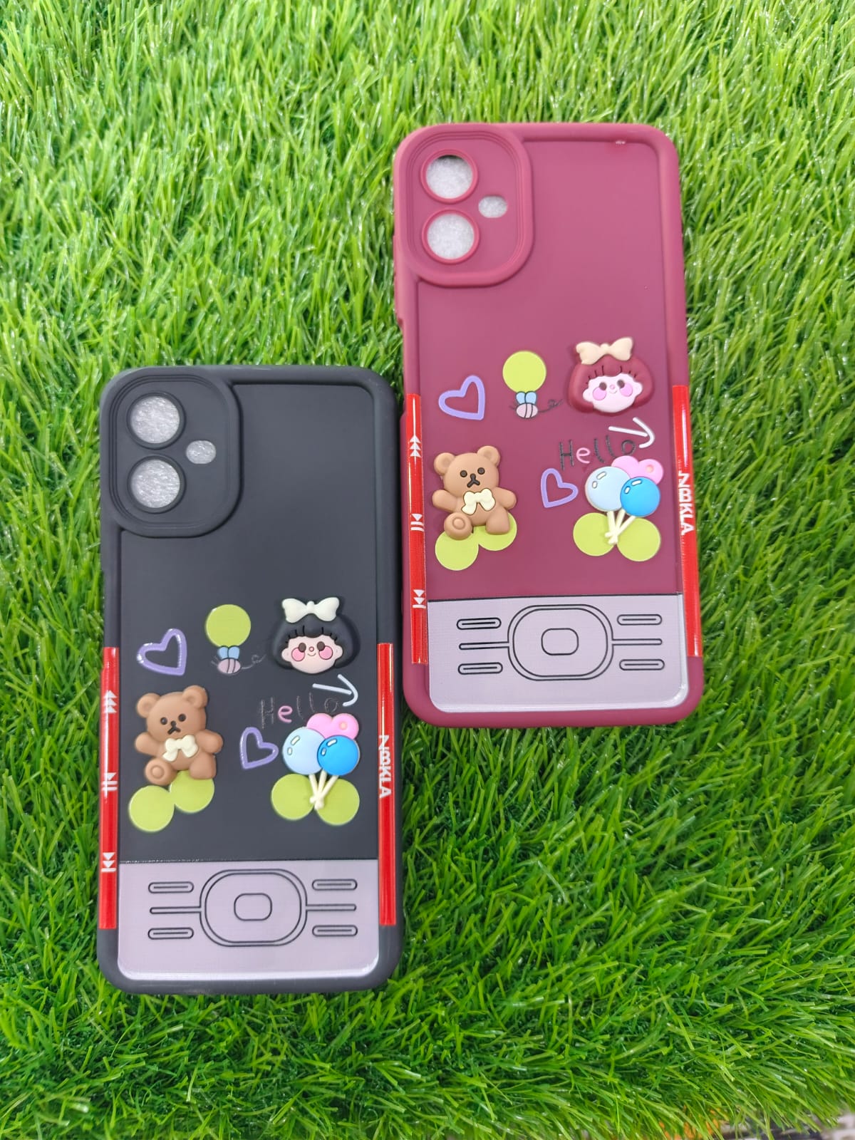 Samsung A06 Mobile Cover β 3D Cute Toy Girls Soft Back Case