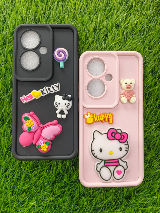 Oppo Reno 11F cute 3D toys back cover silicone case stylish protective design