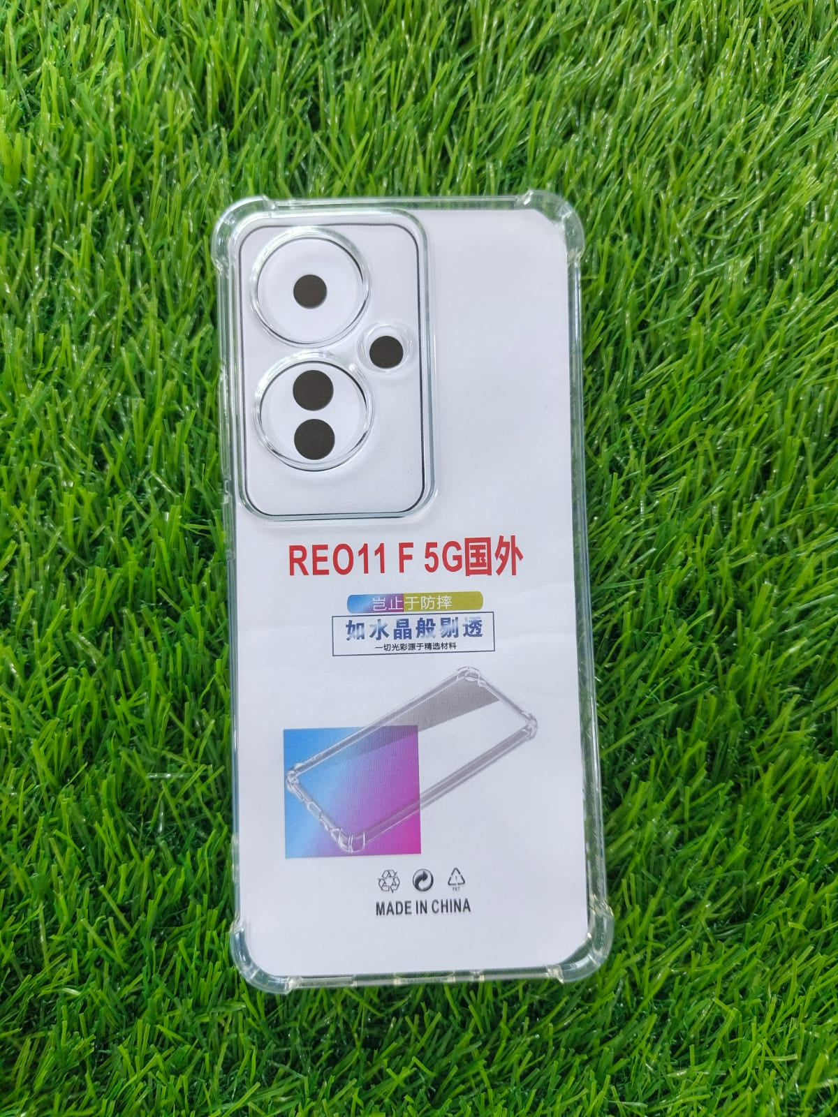 Oppo Reno 11 clear soft silicone back cover slim protective mobile case