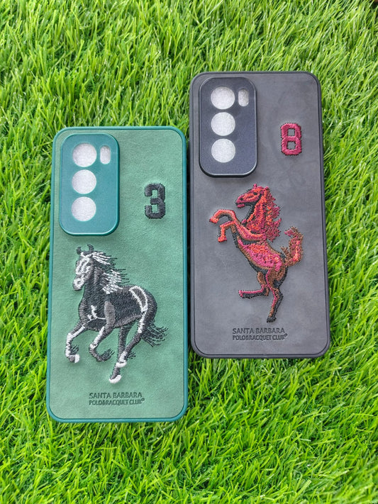 Oppo Reno 12 polo style back cover precise cutouts close up view