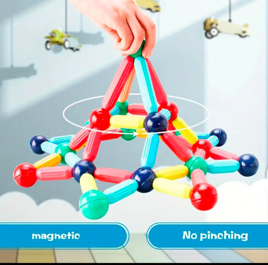STEM Magnetic Stick Blocks Set – Educational Toy for Kids