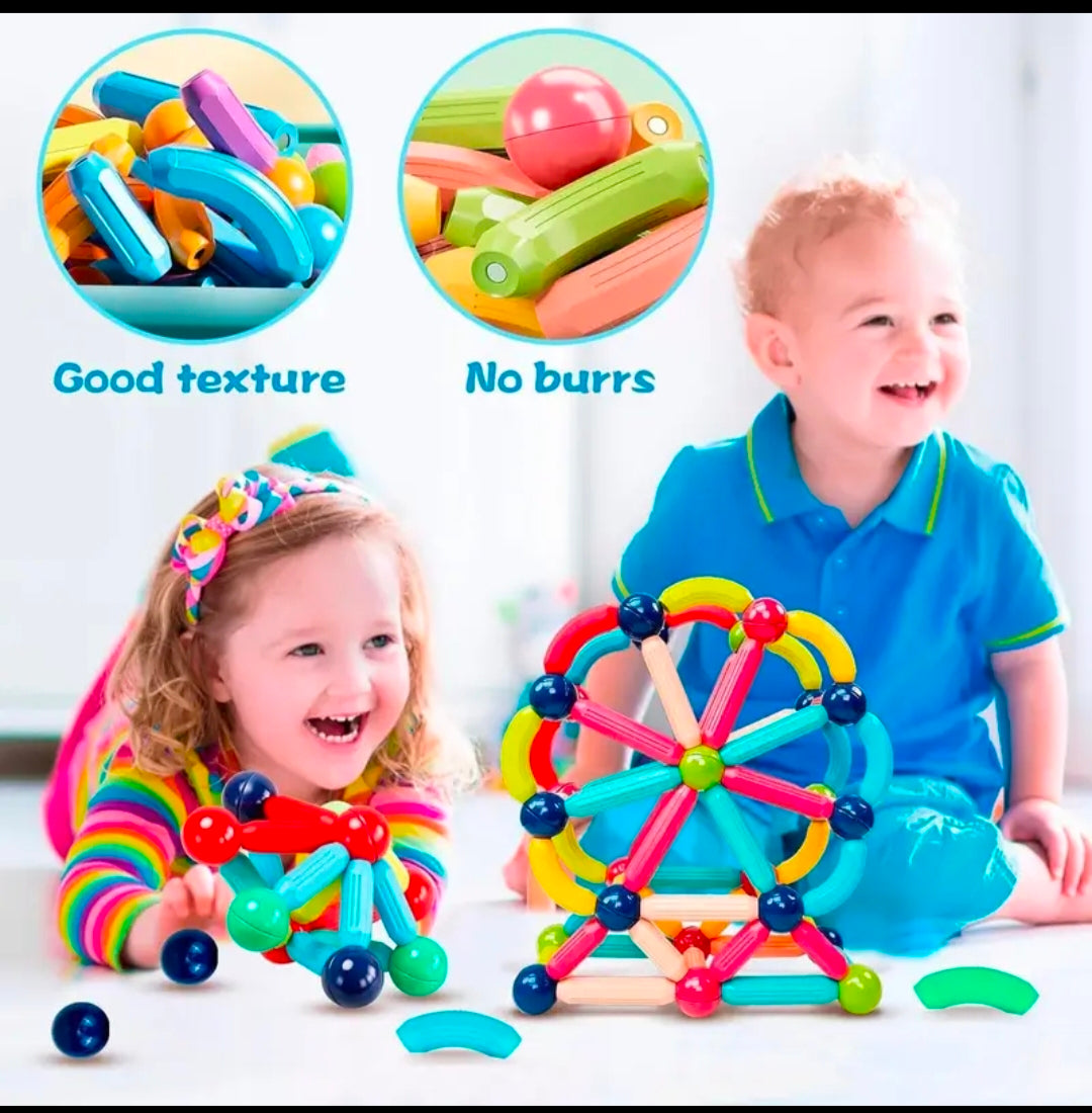 STEM Magnetic Stick Blocks Set – Educational Toy for Kids