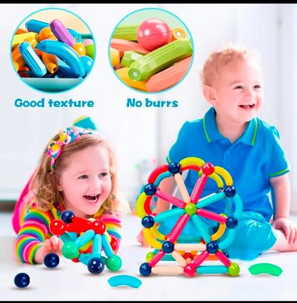 STEM Magnetic Stick Blocks Set – Educational Toy for Kids