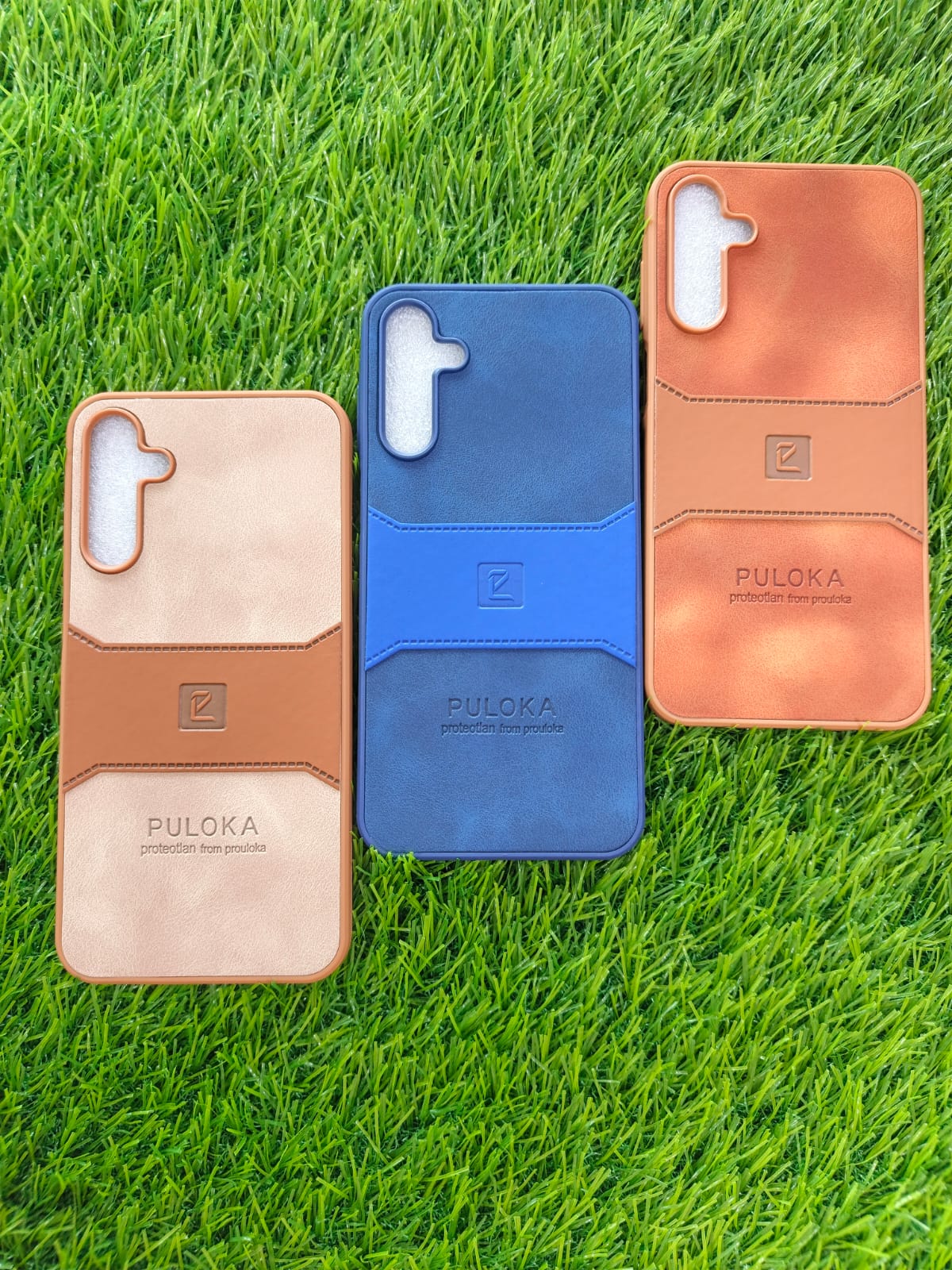 Samsung A15 Mobile Cover – Premium PU Leather Back Case by Puloka | Luxury Slim Protective Phone Case