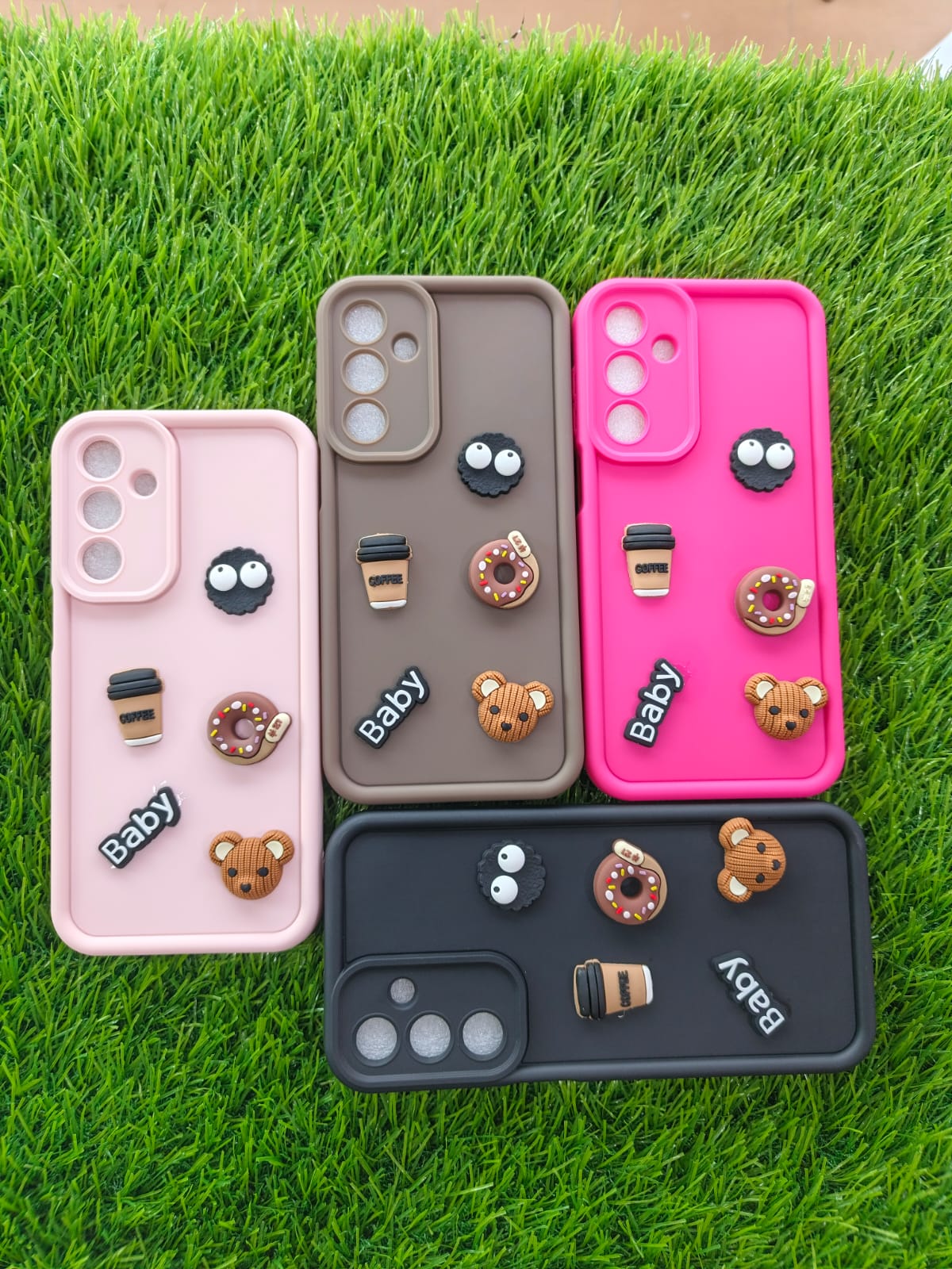 Samsung A16 Mobile Cover – Girls 3D Cute Toy Soft Silicone Protective Case